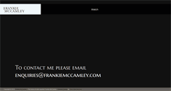 Desktop Screenshot of frankiemccamley.com